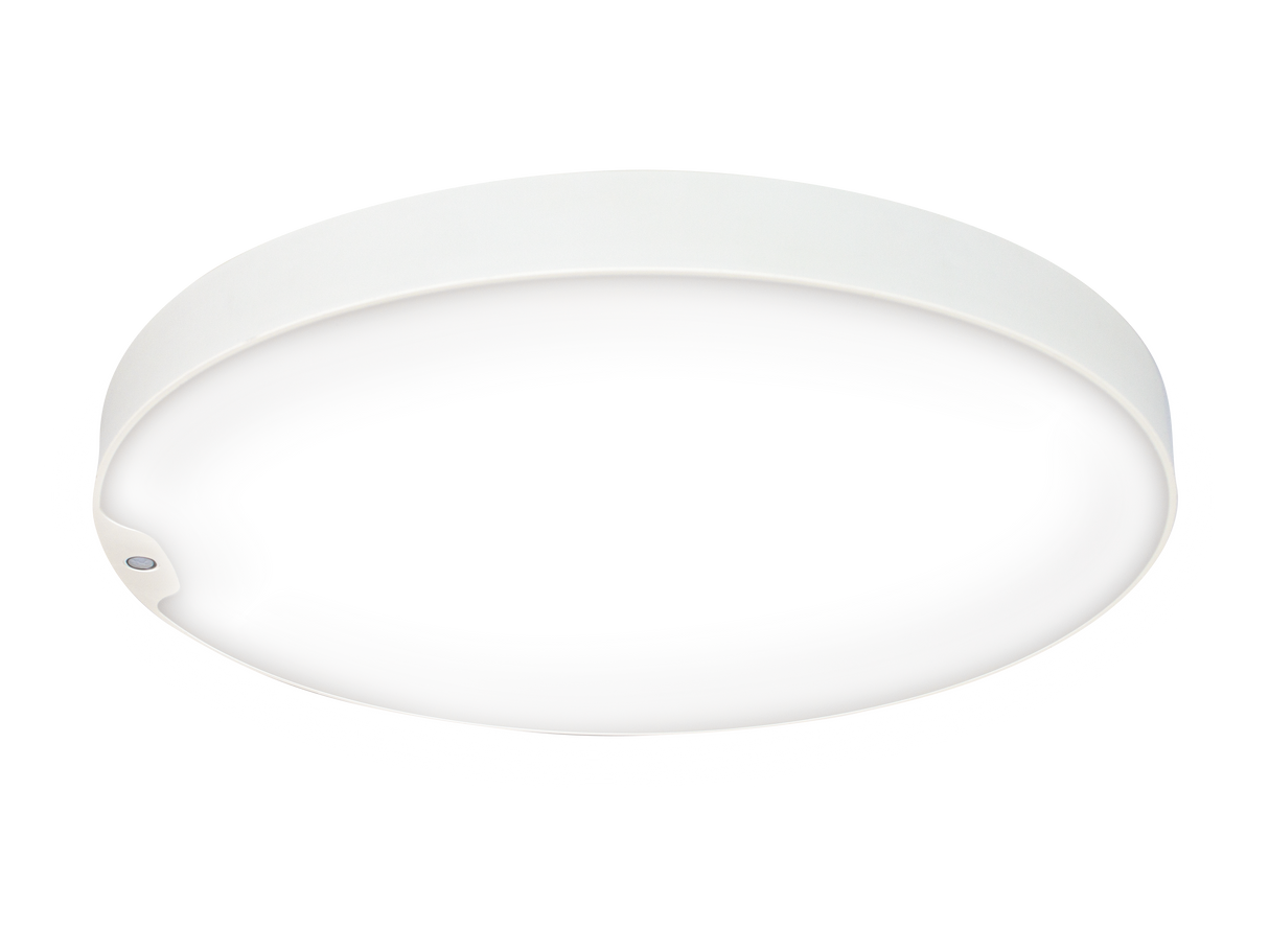 MALVA plafond Ø400 30W, 110lm/W, Dynamisk CCT 2700-6500K, SDCM 3, Hvid, PIR sensor, Bluetooth 5.0, APP control