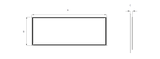 CELTIS 2.0 Troldtekt panel 315x915 36W 3000K/4000K 3600/3700lm, Hvid RAL9003, Prismatic UGR19, SDCM3, Uden driver (800mA 36VDC), inkl. fjedre