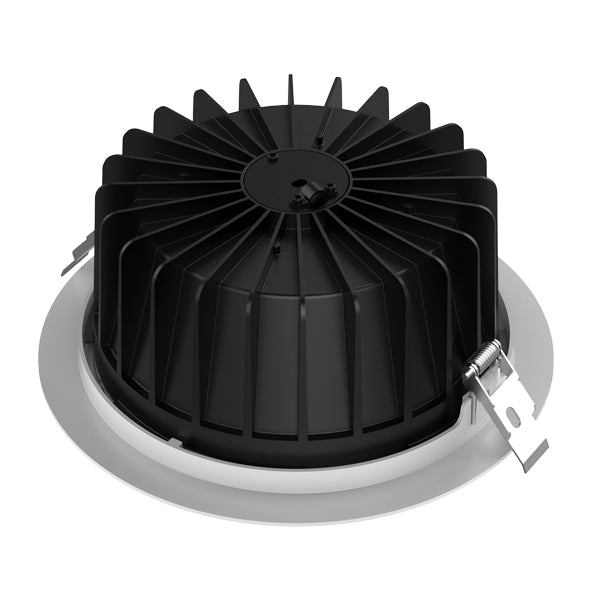 THUNIA Downlight m/DALI-driver 10W 4000K 1120lm Hvid UGR19, Ø145, Hulmål Ø125-135