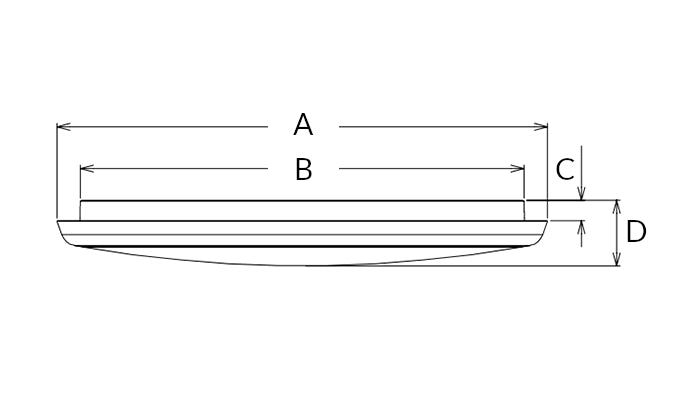 ROSA Plafond 25W CCT Hvid Ø300mm, Justerbar sensor, Nødbelysning 3 timer