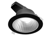 Downlight DT 18W CCT 3000/4000/5700K 90° CRI90 UGR22 IP54 DALI,  Ø228, Hulmål Ø200-210, Sort
