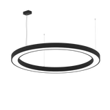 SALVIA RING DI 70W 3000K 7130Im, DALI, Ø1200, Sort