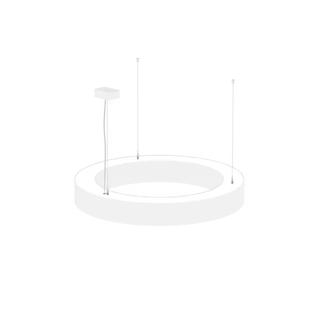 SALVIA RING DI/IN 124W 4000K 3750/8650lm, DALI, Ø800, Hvid, 30% op, 70% ned