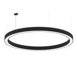 SALVIA RING DI 220W 3000K 23700lm, DALI, Ø2100, Sort (3 moduler)