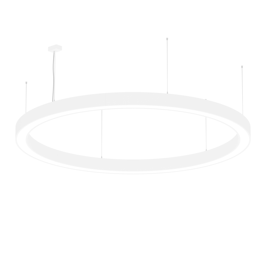 SALVIA RING DI 229W 3000K 22900lm, DALI, Ø2100, Hvid (3 moduler)