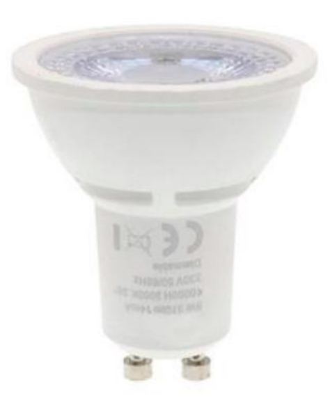 GU10 Lyskilde, HIGH CRI, CRI95, 5W LED, 2700K, 311LM, Dæmpbar
