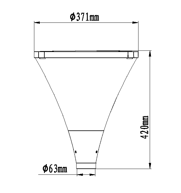 GERA PARK Halvafskærmet INDIR. 12/20/30/40W 2700/3000/4000K, IP66, IK09, Sort RAL 9005, CRI80