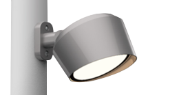 GERA SPOT 35W 4000K 2800lm, 45°, IP66, Alu RAL 9006