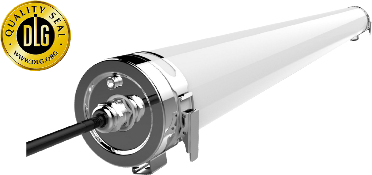 MINSK PMMA IP69K 48W 5000K 150lm/W, 150cm, Frost cover, flicker free