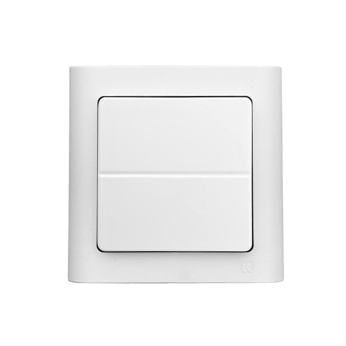 Trådløst tryk til Casambi/Bluetooth systemer, Batteriløs, 2-tryk
