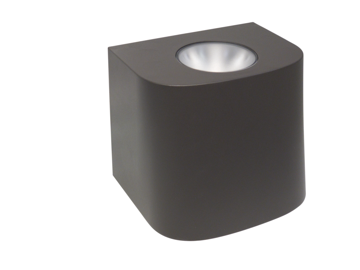 RENO Væglampe up/down, 10W 3000/4000K, IP65, Sort, DALI