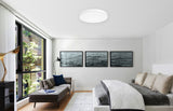MALVA plafond Ø400 30W, 110lm/W, Dynamisk CCT 2700-6500K, SDCM 3, Hvid, PIR sensor, Bluetooth 5.0, APP control