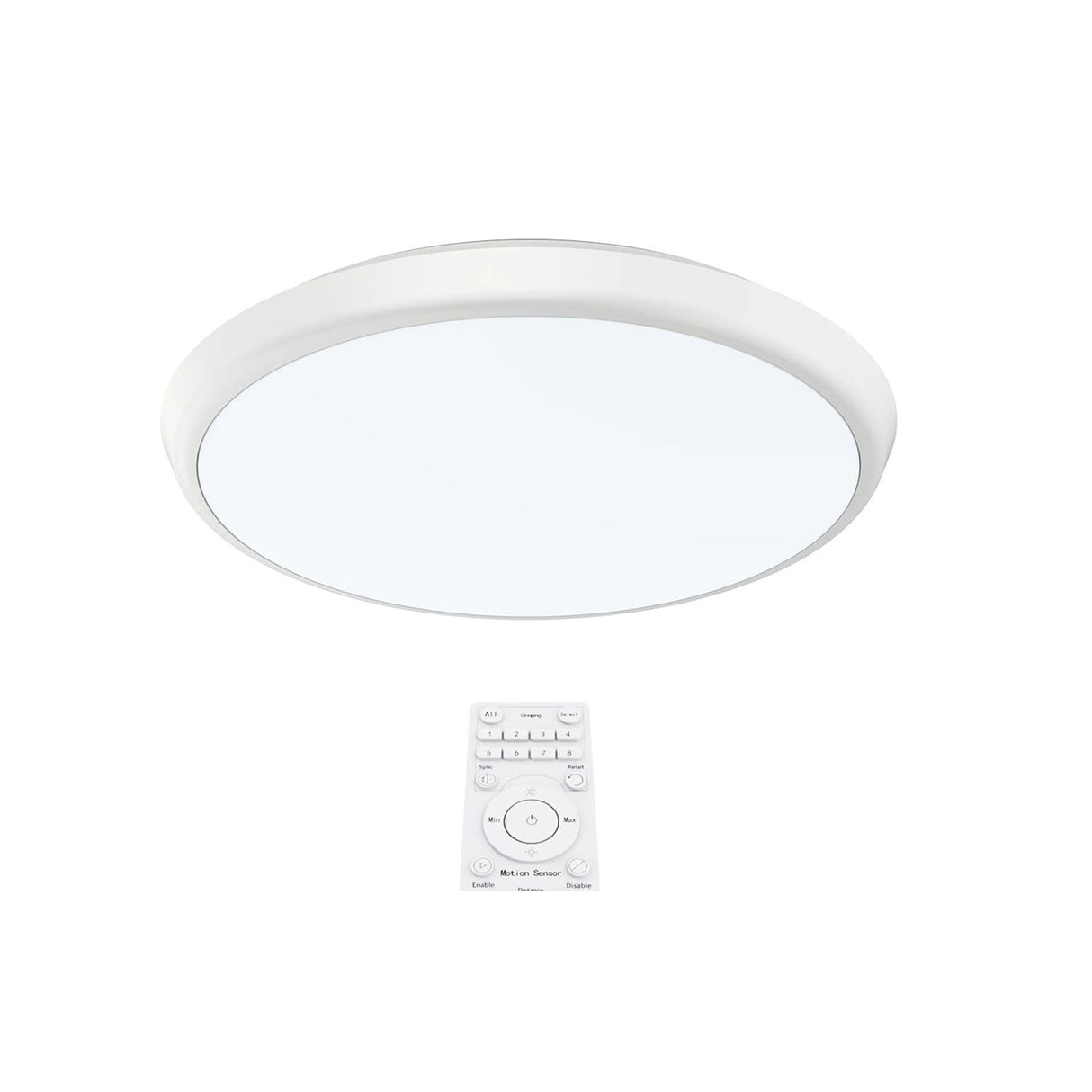 ROSA Plafond 25W CCT Hvid Ø300mm, Justerbar sensor, Nødbelysning 3 timer