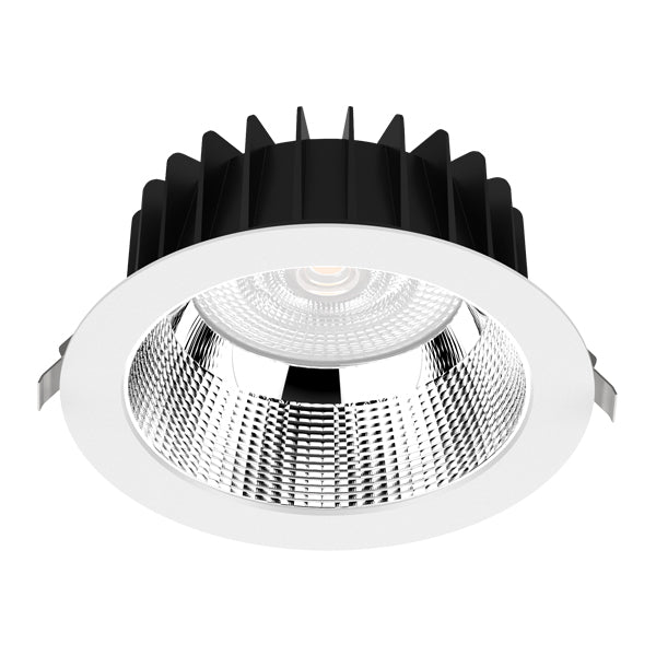 THUNIA Downlight m/DALI-driver 10W 4000K 1120lm Hvid UGR19, Ø145, Hulmål Ø125-135