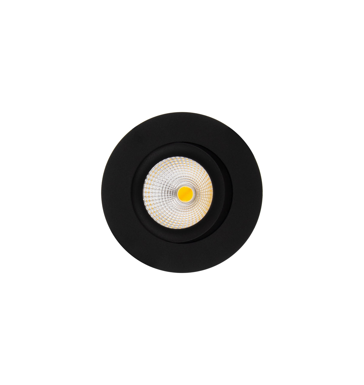 TOONA 8W 674lm 3000K Sort, RA>98, Ø93, Hulmål Ø76-83, Triac/fase dæmp, (Pk. a´ 10stk)