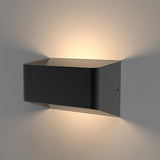 SAVA Væglampe up/down, 10W 3000K, CRI80, IP54, Sort, inkl. driver
