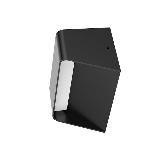 SAVA Væglampe up/down, 10W 3000K, CRI80, IP54, Sort, inkl. driver