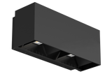 ARNO Væglampe up/down, 15°~120°, 10W 3000K, CRI80, IP65, Sort