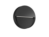ISKAR Væglampe 8W 3000K, CRI80, IP65, IK08, Sort, Ø180*B35mm