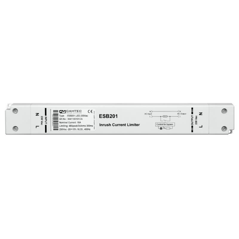 Inrush Current limiter, 1 Fase, 16A, 6000uF, Remote (LED Startstrøm begrænser)