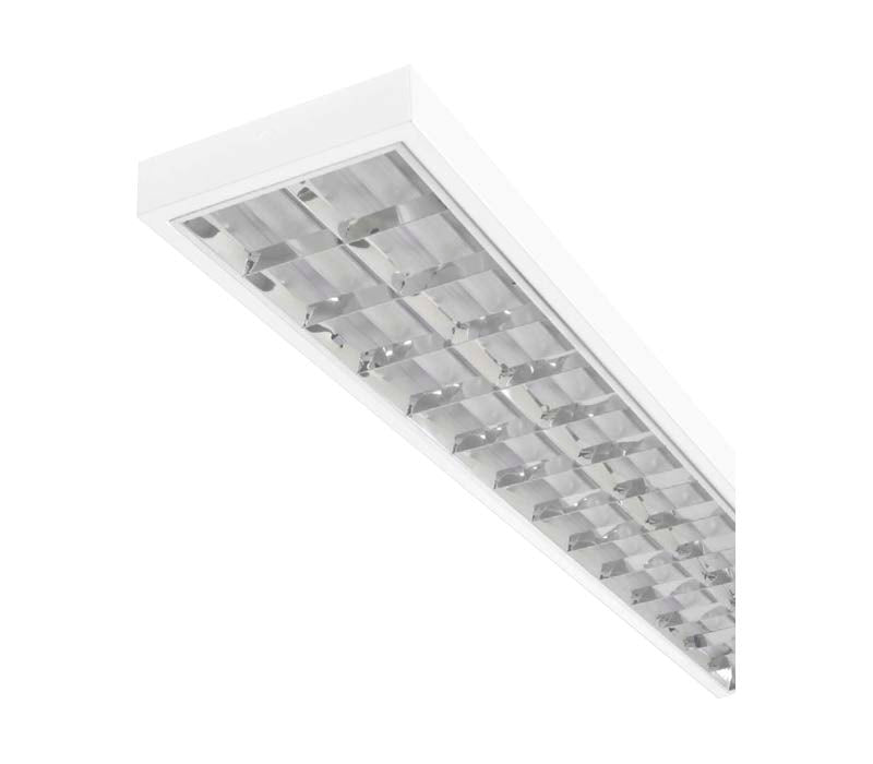 Odin LED 35W 3000K IP20, batteri backup 3H, med alu gitter