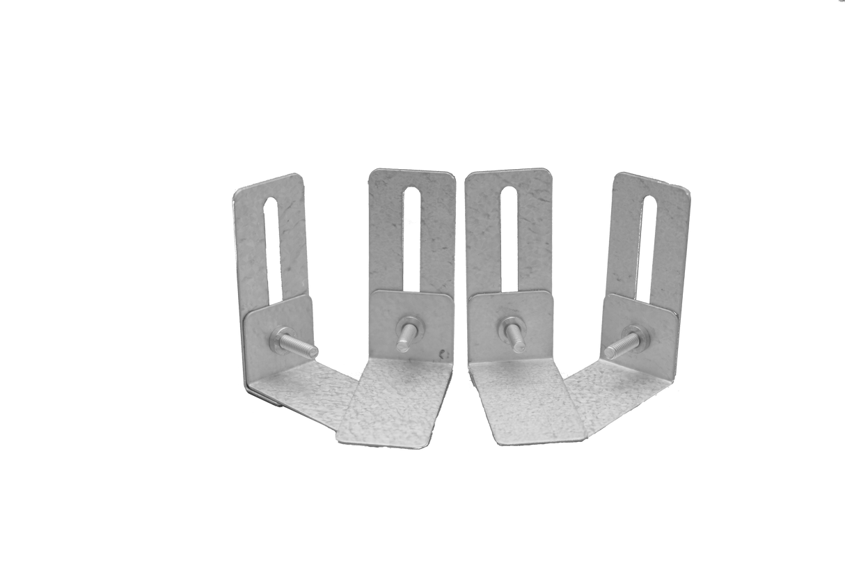 Beslag til panellight skjultskinner justerbar 7,5cm (4 stk)